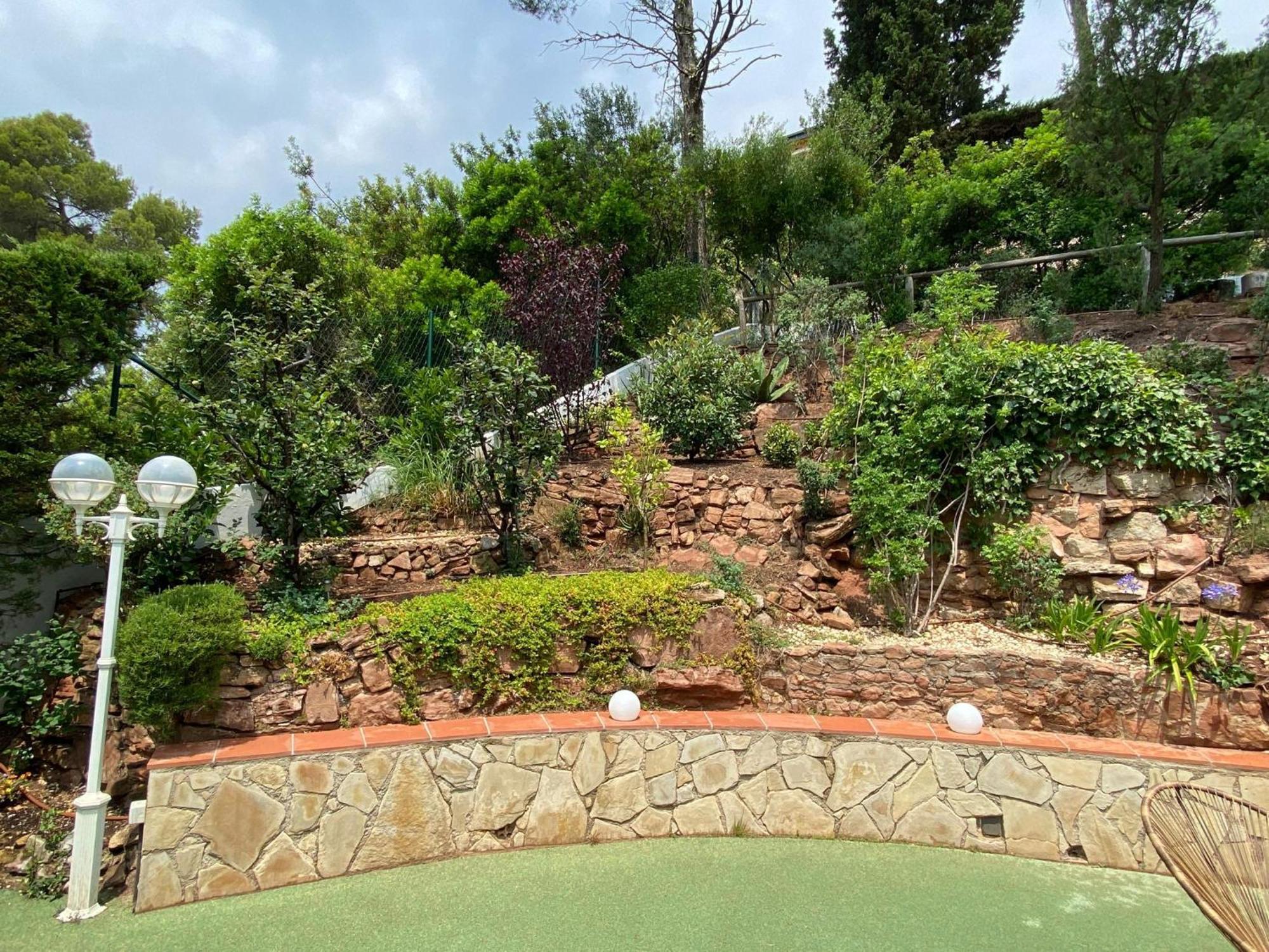 Casa Acogedora Familiar Con Piscina Palleja Bagian luar foto
