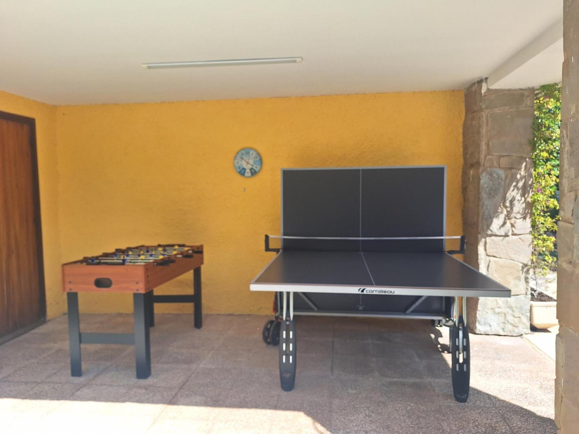 Casa Acogedora Familiar Con Piscina Palleja Bagian luar foto