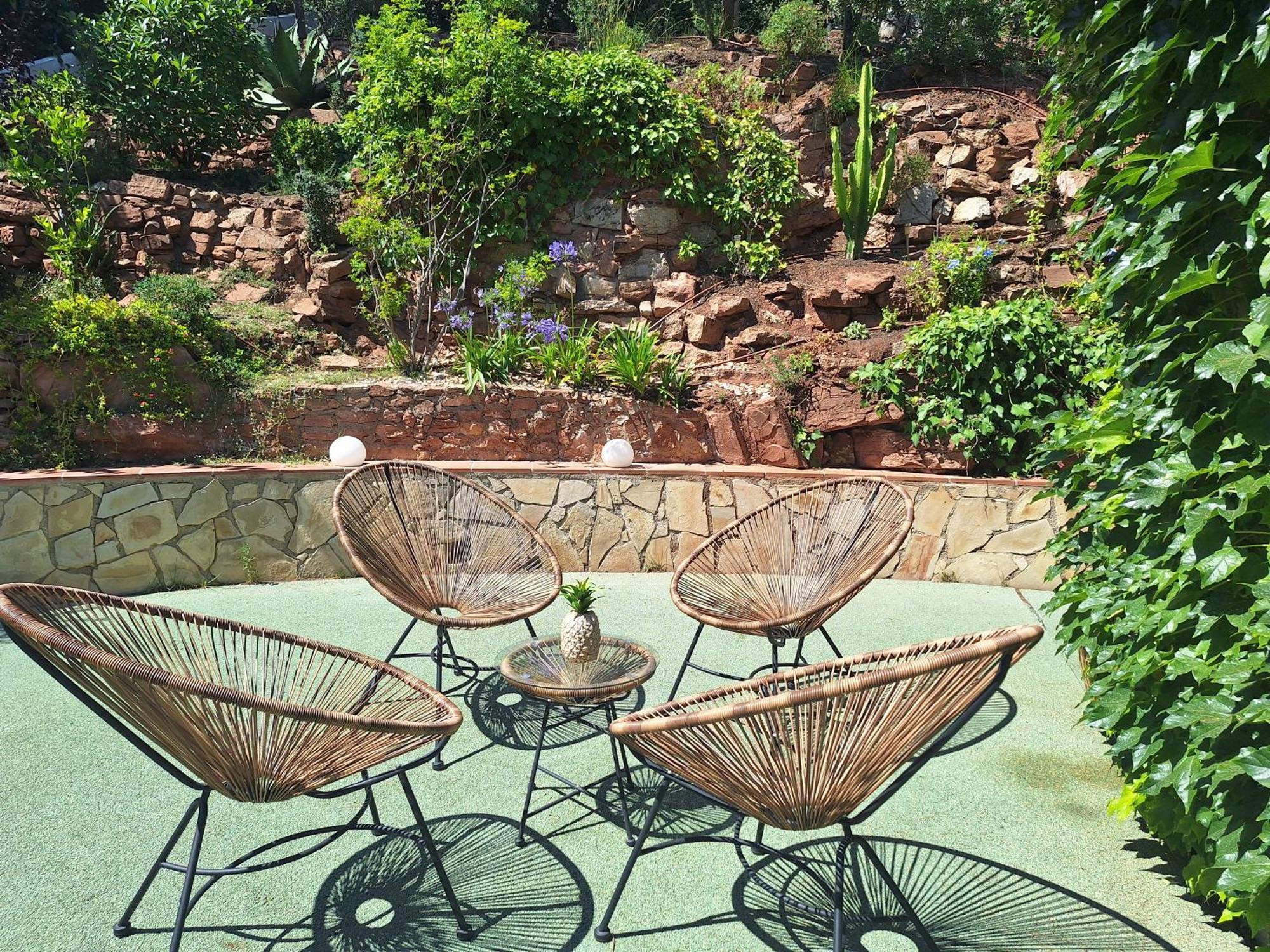 Casa Acogedora Familiar Con Piscina Palleja Bagian luar foto