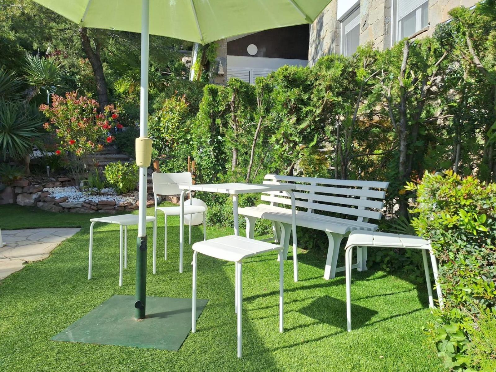 Casa Acogedora Familiar Con Piscina Palleja Bagian luar foto